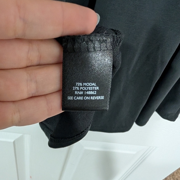 Torrid Surplice Tank - Cupro Black in Size 0 (Large/12) - Picture 8 of 10